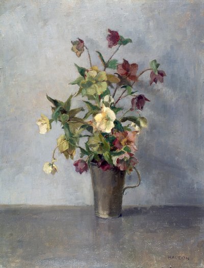 Virágok egy vázában (festmény) alkotó: Joyce Haddon