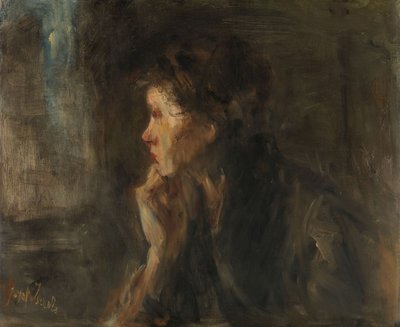 Meditáció alkotó: Jozef (1824-1911) Israels