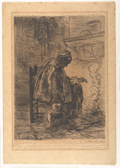 A kandalló alkotó: Jozef Israëls