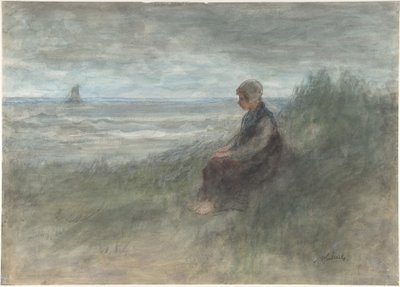 Lány a dűnékben alkotó: Jozef Israëls