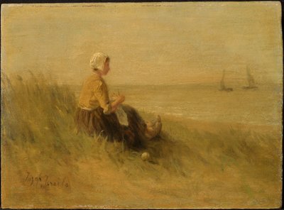 Nő a parton alkotó: Jozef Israëls