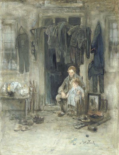 Az ókori nép fia alkotó: Jozef Israëls (signed by artist)