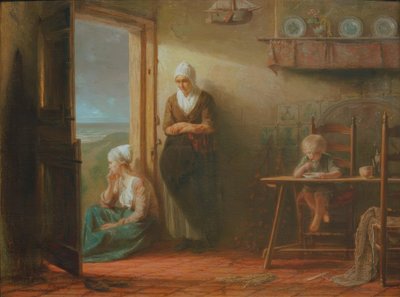 A vihar után alkotó: Jozef Israëls