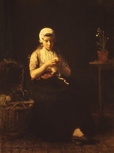 Elvárás. alkotó: Jozef Israëls