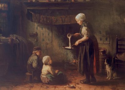 La Fête de Jeanne / A palacsinta alkotó: Jozef Israëls