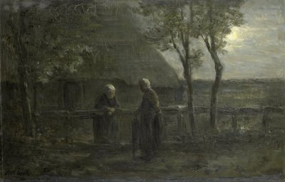 "Szomszédi pletyka" (eredeti cím) alkotó: Jozef Israëls