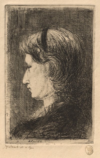 Mrs. portréja izraeli alkotó: Jozef Israëls