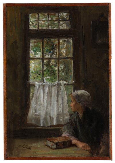 Vasárnap reggel (panel) alkotó: Jozef Israëls