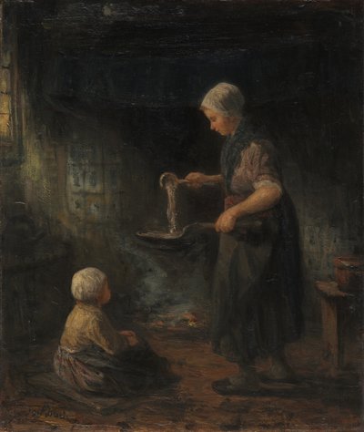 A palacsintákat alkotó: Jozef Israëls