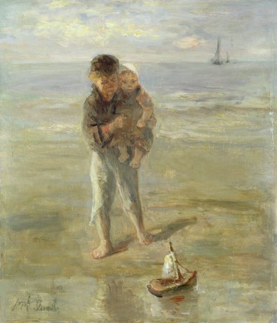 A játékhajó alkotó: Jozef Israëls