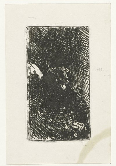 Ülő öregember alkotó: Jozef Israëls