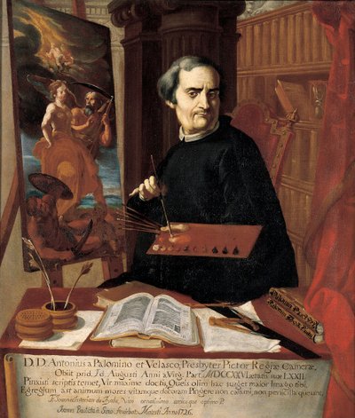 Acisclo Antonio Palomino de Castro y Velasco portréja alkotó: Juan Bautista Simo