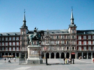 A Plaza Mayor látképe, 1619 körül (fotó) alkotó: Juan Gomez de Mora