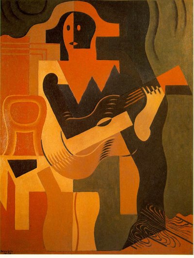  Harlekin gitárral alkotó: Juan Gris
