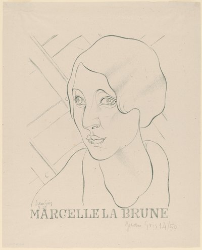 Barna Marcelle alkotó: Juan Gris