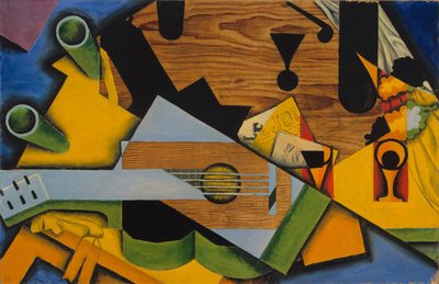 Csendélet gitárral alkotó: Juan Gris