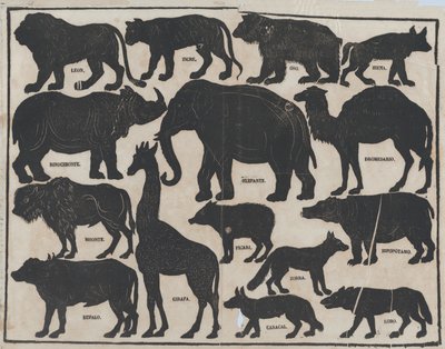 5. lap a kínai árnybábok figuráiról, kb. 1850-70. alkotó: Juan Llorens
