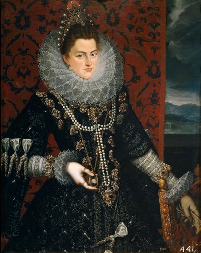 Isabelle Claire Eugenie osztrák (Isabelle spanyol alkotó: Juan Pantoja de la Cruz