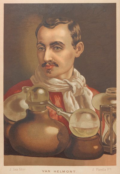 Johan Baptista van Helmont portréja 1580-1644, 1879. alkotó: Juan Planella y Rodríguez