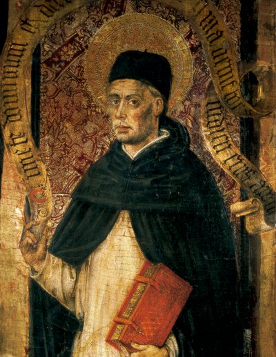 Szent Vince Ferrer (1350-1419) domonkos pap ábrázolása alkotó: Juan Rexach or Reixach