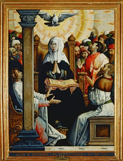Pünkösd ... alkotó: Juan de (attr. to) Flandes