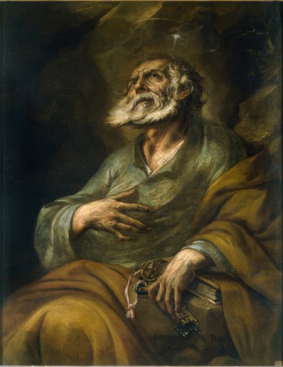 Der reuige Petrus alkotó: Juan de Valdes Leal