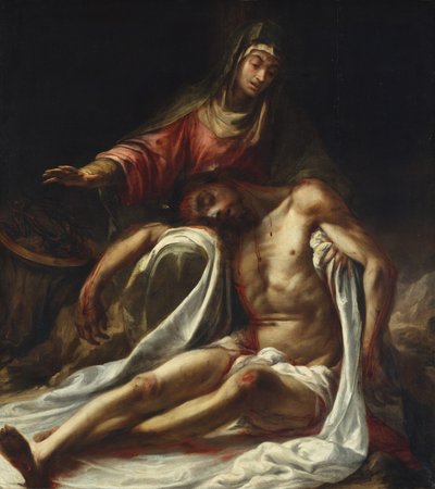 Pietà, kb. 1657-60. alkotó: Juan de Valdes Leal