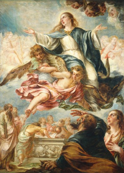 A Szűz Mennybemenetele c. 16581660. alkotó: Juan de Valdes Leal
