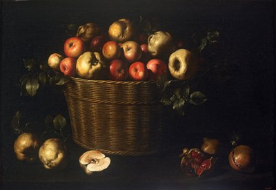 Kosár almával, birsalmával és gránátalmával alkotó: Juan de Zurbaran