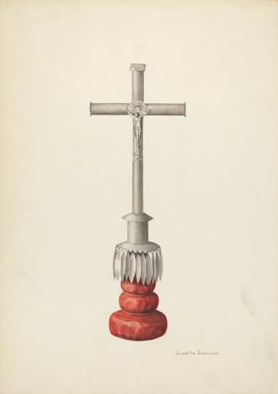 Feszület, c. 1936. alkotó: Juanita Donahoo