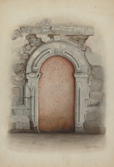 Ajtó, Stone, 1939. alkotó: Juanita Donahoo