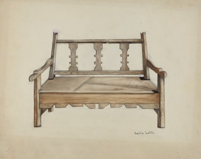 Pad alkotó: Juanita Lantz