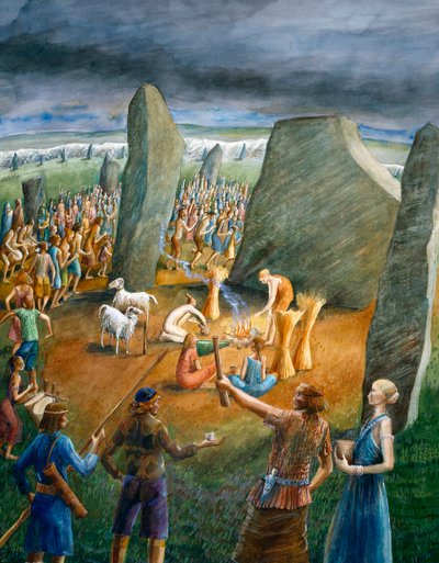 Avebury Stone Circle, ie c3. évezred, 1990-2010 alkotó: Judith Dobie