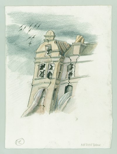 Scarborough német haditengerészeti bombázása, North Yorkshire, 1914, 2014. alkotó: Judith Dobie