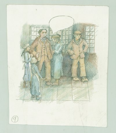 Scarborough német haditengerészeti bombázása, North Yorkshire, 1914, 2014. alkotó: Judith Dobie