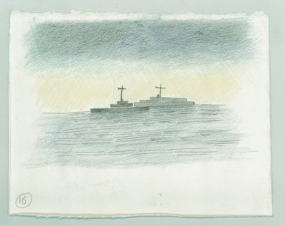 Scarborough német haditengerészeti bombázása, North Yorkshire, 1914, 2014. alkotó: Judith Dobie