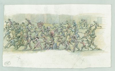 Scarborough német haditengerészeti bombázása, North Yorkshire, 1914, 2014. alkotó: Judith Dobie