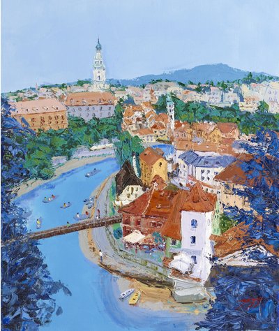 Színes folyóparti város alkotó: Jukyong Park