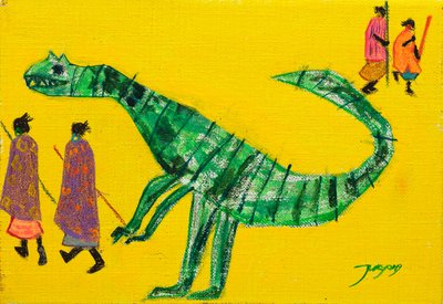 A primitív dinoszauruszok útja alkotó: Jukyong Park
