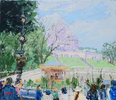 Sacre Coeur Montmartre körhinta alkotó: Jukyong Park