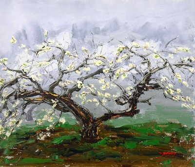 Tavaszi virágzó fa alkotó: Jukyong Park