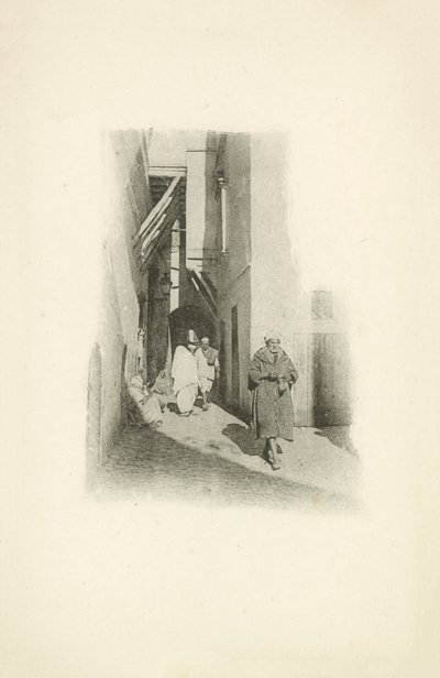 Jules Gervais-Courtellemont egyik algériai látképe (fekete-fehér fotó) alkotó: Jules (after) Gervais-Courtellemont