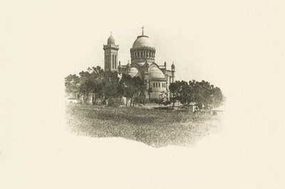 Jules Gervais-Courtellemont egyik algériai látképe (fekete-fehér fotó) alkotó: Jules (after) Gervais-Courtellemont