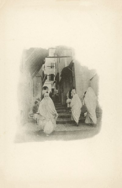 Jules Gervais-Courtellemont egyik algériai látképe (fekete-fehér fotó) alkotó: Jules (after) Gervais-Courtellemont