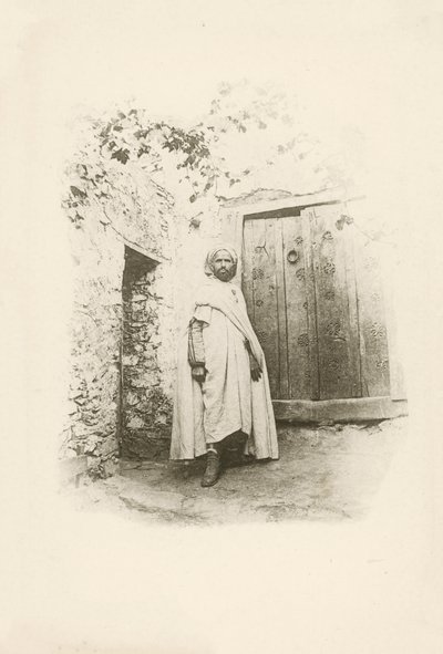 Jules Gervais-Courtellemont egyik algériai látképe (fekete-fehér fotó) alkotó: Jules (after) Gervais-Courtellemont