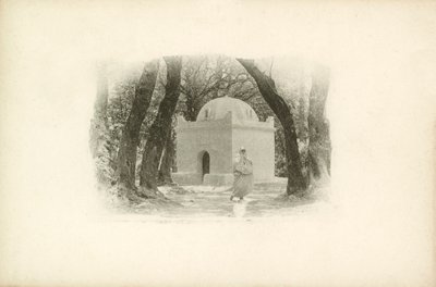 Jules Gervais-Courtellemont egyik algériai látképe (fekete-fehér fotó) alkotó: Jules (after) Gervais-Courtellemont