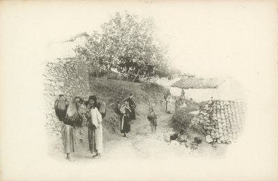 Jules Gervais-Courtellemont egyik algériai látképe (fekete-fehér fotó) alkotó: Jules (after) Gervais-Courtellemont