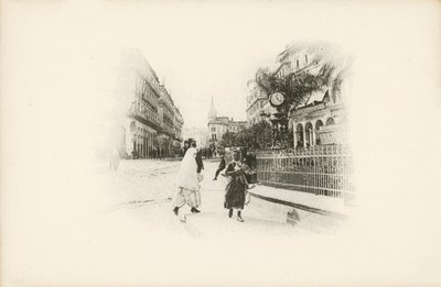 Jules Gervais-Courtellemont egyik algériai látképe (fekete-fehér fotó) alkotó: Jules (after) Gervais-Courtellemont