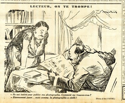Őszinte, szatirikus az N & B-ben alkotó: Jules Abel Faivre
