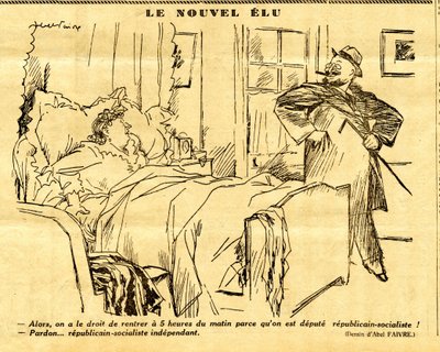 Őszinte, szatirikus fekete-fehér alkotó: Jules Abel Faivre